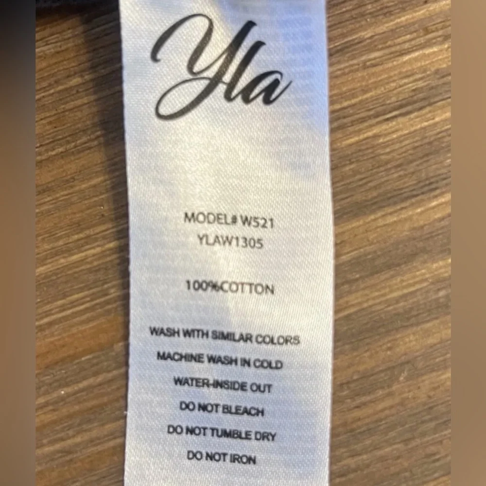 YoungLA Charcoal Sweater with White Script - Picture 5 of 5